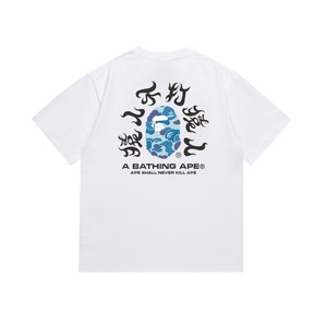Nouveau <span class=keywords><strong>T</strong></span>-<span class=keywords><strong>shirt</strong></span> décontracté ample de style <span class=keywords><strong>streetwear</strong></span> hip-hop pour hommes Bapees Premium 2026 |   <span class=keywords><strong>T</strong></span>-<span class=keywords><strong>shirt</strong></span> en coton tissé 100% 300g avec imprimé camouflage requin Laser Ape - Product Image 2