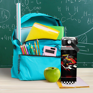 Botella de agua térmica aislada de acero inoxidable personalizada <span class=keywords><strong>con</strong></span> <span class=keywords><strong>nombre</strong></span> <span class=keywords><strong>personalizado</strong></span> para la escuela de los niños - Product Image 6