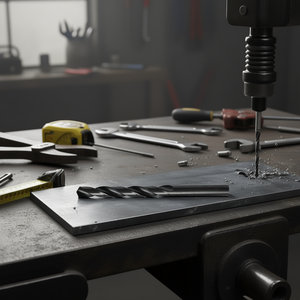 Broca helicoidal HSS de 9.1 mm y 125 mm de longitud, serie corta, con revestimiento negro para perforación de metal - Product Image 3