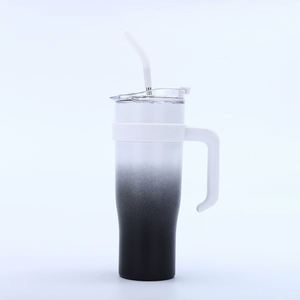 Vaso Térmico de Viaje Ice Bully de 40oz con Asa, Tapa y Popote Antideslizante, ODM OEM, Color Personalizado - Product Image 5