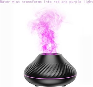 Volcano Flame Aroma <b>Diffuser</b> Essential <b>Oil</b> 130ml Scent <b>Diffuser</b> Fire Humidifier with Color Night Light - Product Image 5