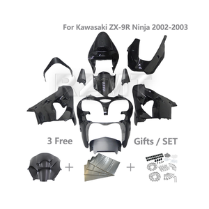 ABS プラスチックボディワーク Kawasaki ZX9R 2002 2003 zx-9r 黒