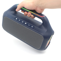 Altavoz estéreo de graves Supergraves inalámbrico a prueba de agua, altavoz de calidad Hifi, luz RGB para exteriores, altavoces portátiles, Radio FM/TF