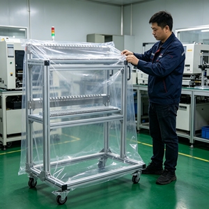 รถเข็นเก็บของแบบมีโครงสร้างสแตนเลสหรืออะลูมิเนียมสำหรับงานหนัก - Product Image 5