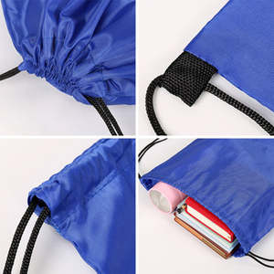 Sac à dos à cordon personnalisé avec logo fournisseur en polyester, écologique, imperméable, pour la gym et le sport, motif dessin animé tendance - Product Image 3