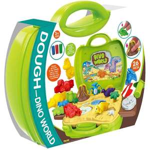 No tóxico y seguro 26 piezas arcilla dinosaurio juguetes conjunto mágico modelado arcilla 3D dinosaurio figuras para niños y niñas - Product Image 2