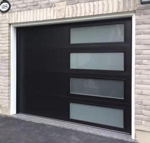 Ventas al por mayor Diseño <span class=keywords><strong>de</strong></span> puerta <span class=keywords><strong>de</strong></span> garaje corredera automática aérea <span class=keywords><strong>de</strong></span> acero forjado seccional - Product Image 5
