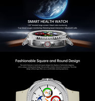 Montre connectée SK46, étanche IP68, écran AMOLED, navigation GPS, bracelet en gel de silice, charge magnétique, système d'exploitation Android, réponse tactile, SDK