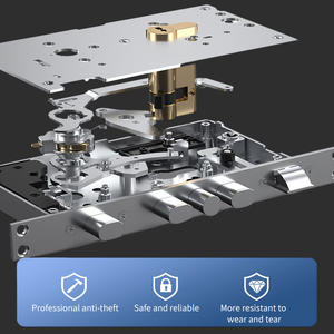 NeweKey Tuya Smart Door Lock Video <strong>Intercom</strong> Fingerprint Face Recognition Nest Connect Keyless Entry Front Camera Cloud Data - Product Image 3