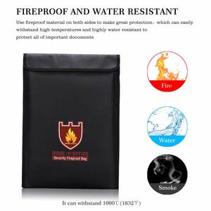 CUSTOM Waterproof and Fireproof <b>Document</b> <b>Bag</b> for Office School Home Use for Secure Filing and Storage - Product Image 6