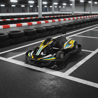 Go Kart Eléctrico con Control Remoto y Velocidad Ajustable, Velocidad Máxima de 60 km/h, Capacidad de Carga de 200 kg, para Adolescentes y Adultos