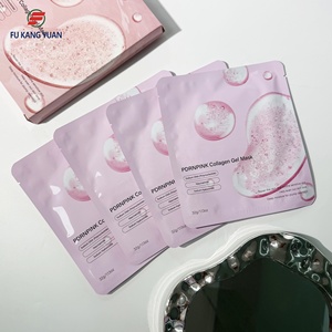 Masque facial en feuille de collagène rose ADN de saumon PDRN Soins de la peau coréens avec glycérine Vente en gros et production OEM pris en charge - Product Image 3