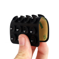 Support de téléphone portable antidérapant en silicone à ventouse personnalisé pour usine, avec 24 ventouses, pour la maison et le bureau