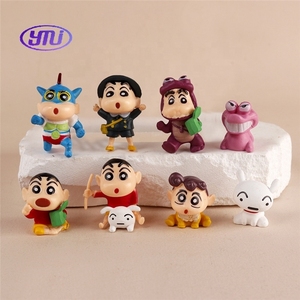 ชุดฟิกเกอร์จิ๋วชินจัง 8 ชิ้น สำหรับตกแต่งไมโครแลนด์สเคป DIY วัสดุอุปกรณ์เสริมอนิเมะโนบิตะ ตกแต่งเค้ก งานฝีมือ ของขวัญสำหรับแฟนๆ และของตกแต่งสร้างสรรค์ - Product Image 1