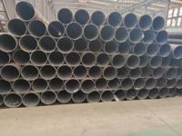 Tubería de Acero al Carbono Sin Costura Laminada en Caliente ASTM A106 Grado B API 5L SCH40 SCH80, Tubo de Acero con Pintura Negra para Petróleo y Gas