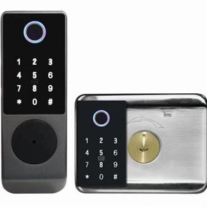 Cerradura Inteligente para Puerta QLEUNG QL-S812-4 de Aleación de Aluminio, Impermeable, con Huella Dactilar, Contraseña y Aplicación Móvil para Uso en Exteriores - Product Image 5