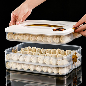 กล่องเก็บอาหาร 3 ชั้น สำหรับเก็บผัก อาหารแช่แข็ง อาหารแช่เย็น พร้อมหูหิ้ว - Product Image 2