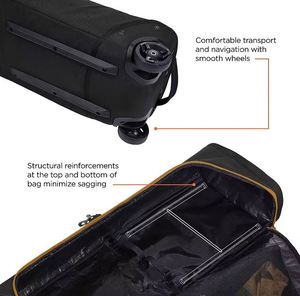 Muestra Gratuita, Bolsa de Transporte para Snowboard con Ruedas de Gran Capacidad, Bolsa para Esquí con Ruedas - Product Image 4