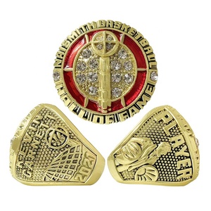 Bague de championnat personnalisée exquise définit huit étoiles légendaires du Temple de la renommée du basket-ball américain - Product Image 5