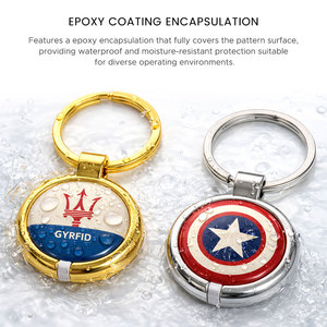 Llavero NFC programable con logotipo personalizado, llavero inteligente NFC <span class=keywords><strong>de</strong></span> epoxi para Instagram, etiqueta NFC para regalo corporativo - Product Image 5