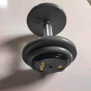 Haltères de fitness chromés en fonte avec peinture émaillée, disponibles en 15kg, 20kg, 30kg, et en ensembles haltères et barres, avec poids de 2.5kg à 50kg - Product Image 3