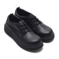 Chaussures d'école unisexes noires pour enfants Babyhappy Factory à prix abordable, style Mary Jane, en cuir respirant et léger