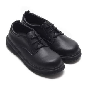 Babyhappy Factory Cheap Price Kids Black School Shoes Formal <b>Flat</b> Mary Jane Student Leather Student Shoes - Product Image 1