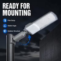Lampadaire LED IP65 150Lm/W 100W SMD 3030 pour éclairage extérieur de routes et parkings, directement de l'usine