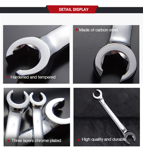 ประแจขันสลักเกลียวเหล็กคาร์บอนชุบโครเมี่ยมขนาดใหญ่ OEM พร้อมด้ามจับ Hong - Product Image 6