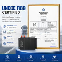 Limitador de Velocidad para Vehículos 4G GPS Certificado R89 KS100A, Regulador de Velocidad Electrónico Mecánico para Camiones, Cumplimiento de Seguridad para Flotas