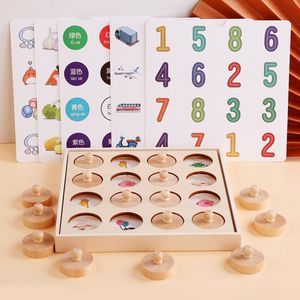 <span class=keywords><strong>Logica</strong></span> educativa per bambini pensiero <span class=keywords><strong>gioco</strong></span> di carte abbinato <span class=keywords><strong>gioco</strong></span> di scacchi di memoria in legno - Product Image 5