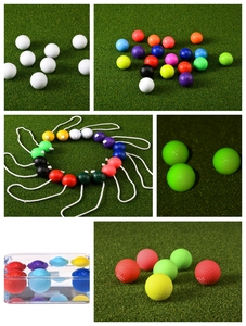 Balles <span class=keywords><strong>de</strong></span> <span class=keywords><strong>golf</strong></span> d'entraînement d'intérieur en plastique Surlyn YIHONG YHGB22, lot <span class=keywords><strong>de</strong></span> 2, bleu vif, d'<span class=keywords><strong>occasion</strong></span>, pour putting, haute dureté, vente en gros - Product Image 6