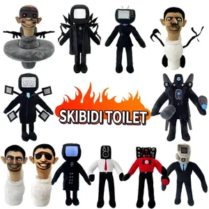 2023 New Factory Plush Toy Wholesale Skibidi Toilet Plush Funny Doll Toilet Man Monitors manufacture