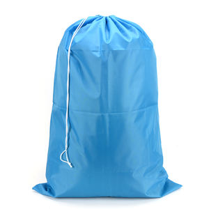 Tas <span class=keywords><strong>Laundry</strong></span> Poliester Nilon Anti Sobek Ukuran Ekstra Besar dengan Tali Serut, Dapat Dicuci Mesin, untuk Pakaian Kotor Saat Bepergian (Grosir) - Product Image 3