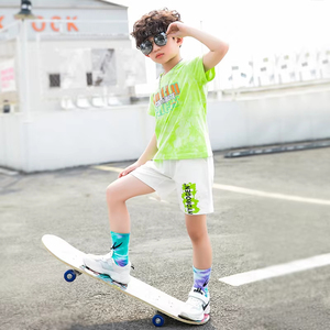 Tenues assorties pour la famille en été, t-shirt et short pour couple, père et <span class=keywords><strong>fils</strong></span>, ensemble de vêtements pour mère et fille, vêtements de famille - Product Image 6