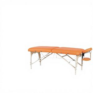 Camilla de Masaje Plegable de Madera Schukar WTW213G con Orificios <span class=keywords><strong>para</strong></span> Todo el Cuerpo, Tapizada en Cuero PU, <span class=keywords><strong>para</strong></span> Uso Comercial y en Spas - Product Image 1