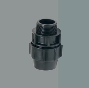 Adaptateur fileté mâle léger 40MM x 1 1/2 pouces pour les applications industrielles de gaz d'eau à haute pression - Product Image 5