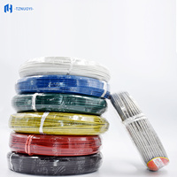 Cable Industrial FF46-1 de Alta Temperatura, Resistente al Calor, con Aislamiento FEP, Núcleo de Cobre Estañado, 100m, Clasificación IP65, 600V