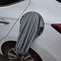 Housse de pluie magnétique résistante à l'eau pour véhicule électrique EV Port de chargeur de voiture Protection tous temps