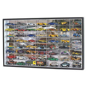 56 organizador de almacenamiento de coches 1/64 vitrina de garaje <span class=keywords><strong>Hotwheels</strong></span> vitrina de coche - Product Image 1