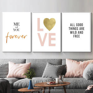 Живая любовь смеяться, вдохновляющие цитаты, украшение для детской комнаты, настенный холст, Картина на холсте, черно-белый настенный плакат, принты для подвесного декора - Product Image 1