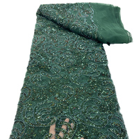 Paillettes Perles Broderie Dentelle Brodée Paillettes Perlée Tulle Dentelle Tissu