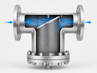 Filtre à Té DN100 en Acier Inoxydable 304 316 ANSI DIN pour Conduites Haute Pression de Gaz Naturel et d'Huile