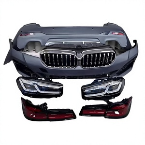 Pour BMW Série 5 F10 2010-2017 : Kit de conversion d'apparence pour mise à niveau vers G30 (phares, feux arrière, pare-chocs, calandre) - Product Image 1