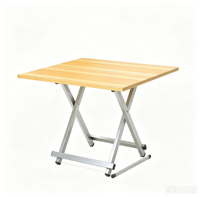 Bureau d'ordinateur pliable avec cadre en métal, bureau en bois grainé, table pour ordinateur portable