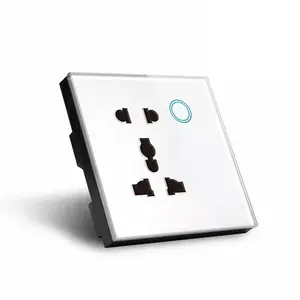 Bingoelec-enchufe de pared inteligente para el hogar, toma de corriente Universal con WiFi, 230V, 16A