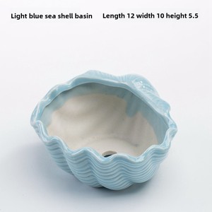 Vaso per Piante Succulente a Tema Marino, Design a Forma <span class=keywords><strong>di</strong></span> Conchiglia e Balena, Traspirante e Durevole - Product Image 4