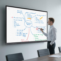 Televisor Inteligente Interactivo 4K UHD de 85 Pulgadas, Pantalla Táctil Plana para el Hogar y Comercios