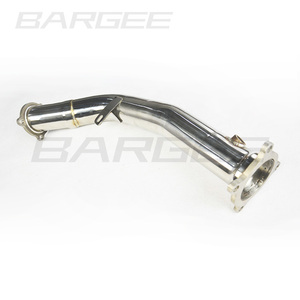 Tuyau d'échappement en acier inoxydable Bargee <span class=keywords><strong>Megna</strong></span> Flow de 1,5 mm d'épaisseur pour Audi B7 A4 A5 Q5 Quattro 2.0T Turbo 2008-2010 - Product Image 4