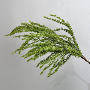 Branches de pin artificielles en latex de haute qualité, aspect réaliste, couleur rose Norfolk, pour décoration de Noël - Product Image 4